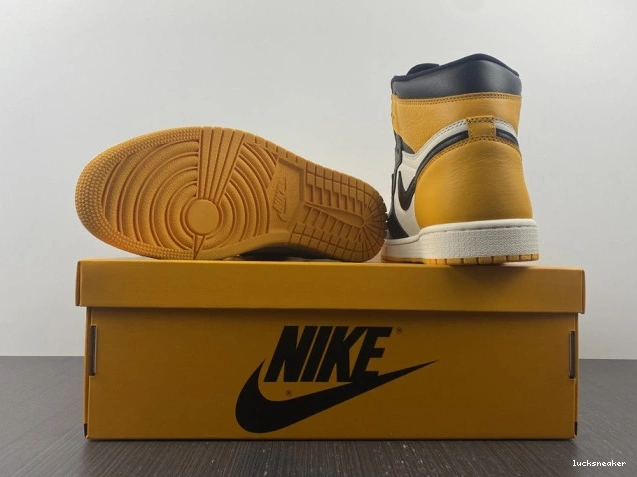 Rep LUCY Yellow High OG Jordan Air Toe 1 555088-711 0823